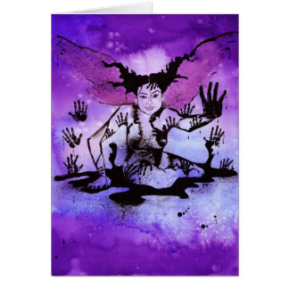 "Prints" Ink Fairy Card