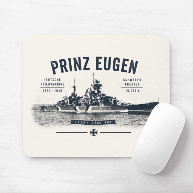 Prinz Eugen Mousepad (With Mouse)