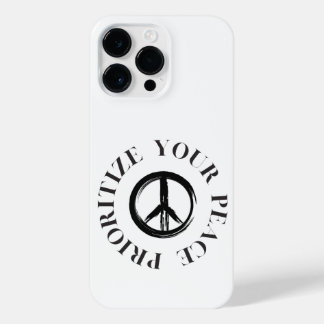 Prioritize your peace. iPhone 14 pro max case