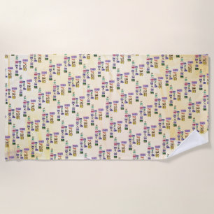 Prioritize yourself beach towel