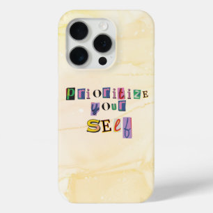 Prioritize Yourself iPhone 15 Pro Case