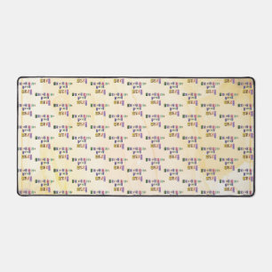 Prioritize Yourself Desk Mat
