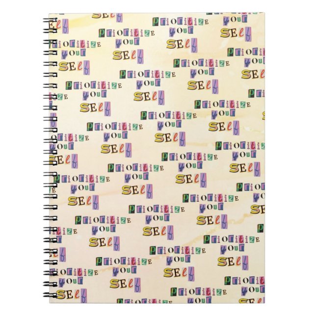 Prioritize Yourself Notebook (Front)