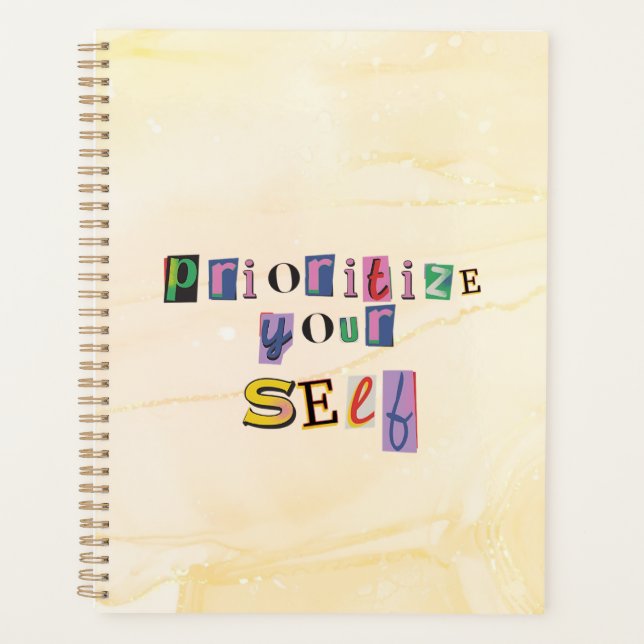 Prioritize Yourself Planner (Front)