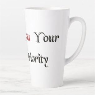 Priority 1 latte mug