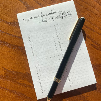 Priority Matrix Pad for Time Management Post-it Notes
