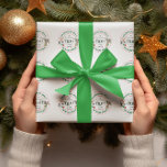 Priority Reindeer Mail From Santa Christmas Gift   Wrapping Paper<br><div class="desc">This design may be personalized in the area provided by changing the photo and/or text. Or it can be customized by clicking Personalize this Template and then choosing the click to customize further option and delete or change the colour of the background, add text, change the text colour or style,...</div>
