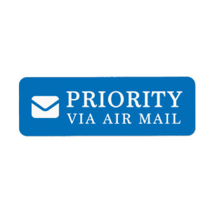 PRIORITY VIA AIR MAIL Letter Letter mail letter le