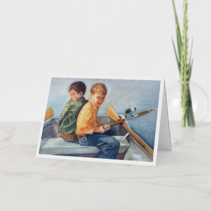Pris Une Carte De Voeux De Poisson