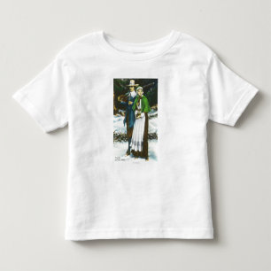 Priscilla and John Alden Scene Toddler T-shirt