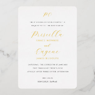 Priscilla Classic Faire-part de mariage