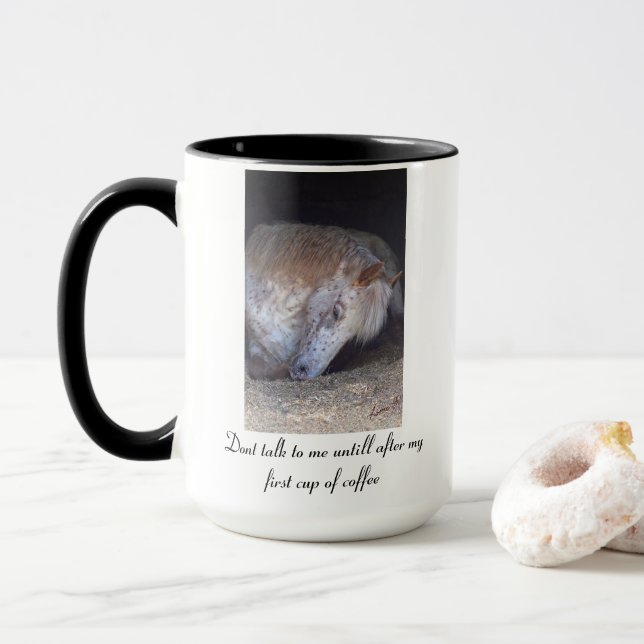 Prise de la tasse à main gauche facile (Avec donut)