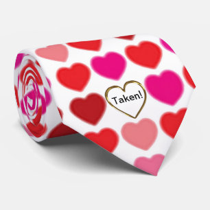 Prise Valentine Heart Cravate hommes