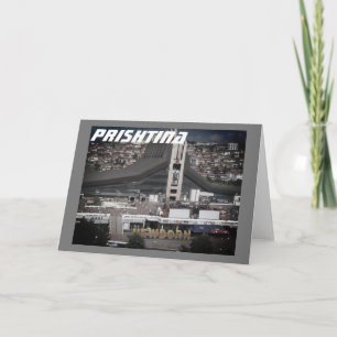 Prishtina, Kosovo Newborn Card