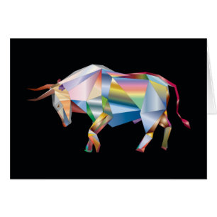 Prism Bull Arc-en-ciel Abstrait