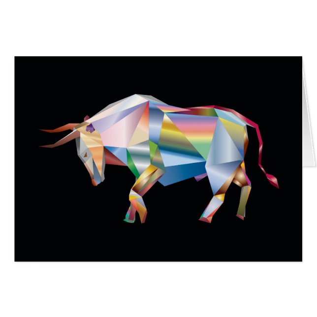 Prism Bull Rainbow Abstract Fab (Front Horizontal)