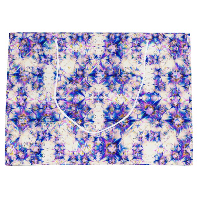 Prism Crystal Christmas  Large Gift Bag (Front)