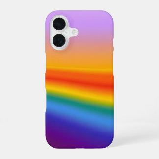 Prism Flow - Wavy Pastel Rainbow Gradient iPhone 16 Case