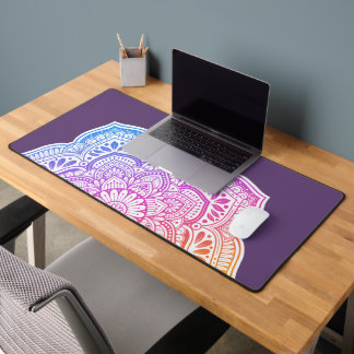 Prism Flower Mandala Desk Mat