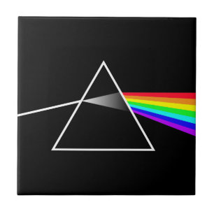 prism light refraction colour spectrum rainbow phi tile