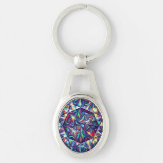 Prism Mandala - Kaleidoscope Metal Keychain