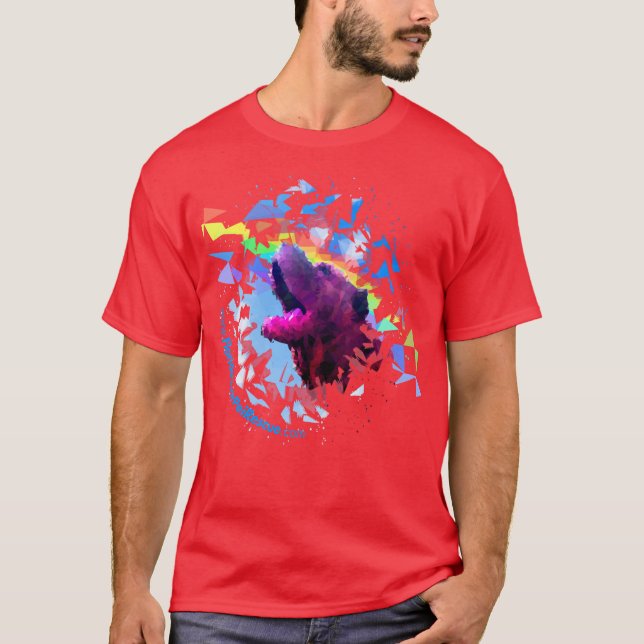 Prism Pei T Shirt Red (Front)