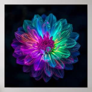 Prism Petals Poster