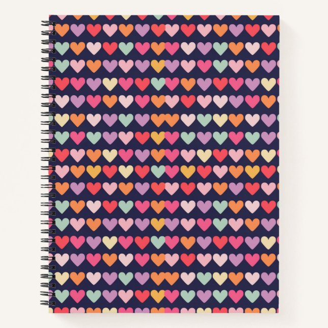 "Prism Pulse: Heart Gridlock" Notebook (Front)