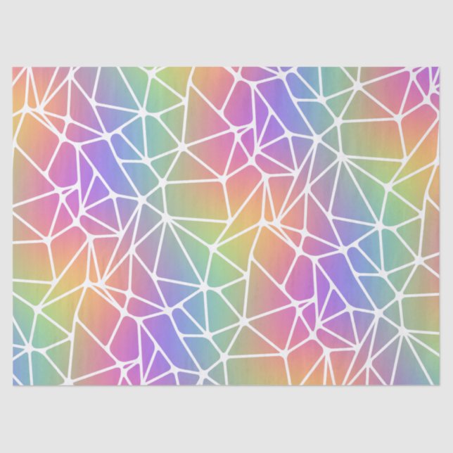 prism synapse net - rainbow web : tissue paper (Front)