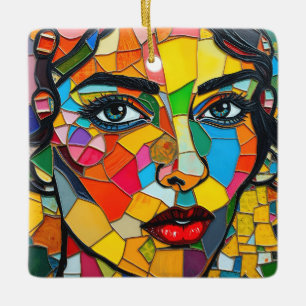 “Prismara” - Fragments of Her Flame Ceramic Ornament
