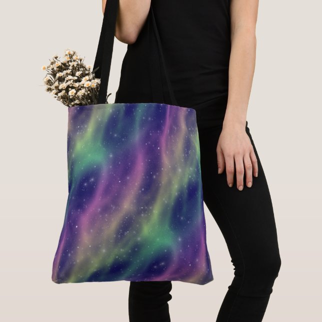 prismatic aurora : tote bag (Close Up)