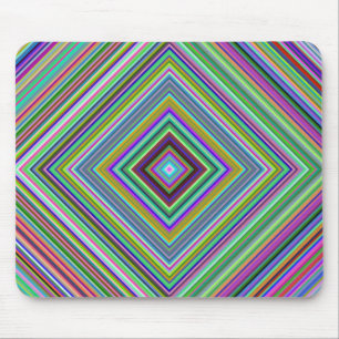 Prismatic Diamond Background Mouse Pad