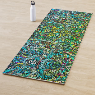 Prismatic Fern Green Yoga Mat