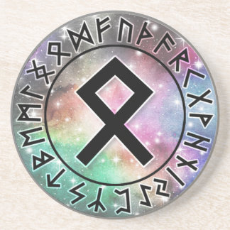 Prismatic Galaxy Rune Circle [23. Othala] Coaster
