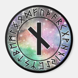 Prismatic Galaxy Runes [10. Nauthiz] Magnet