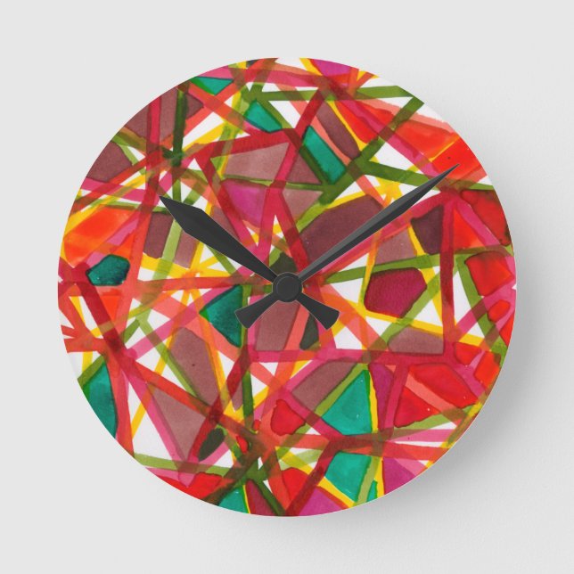 Prismatic II Round Clock (Front)