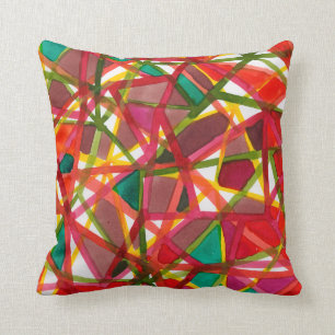 Prismatic II Throw Pillow