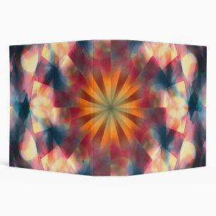 Prismatic Kaleidoscopic Psychedelic Mandala Binder