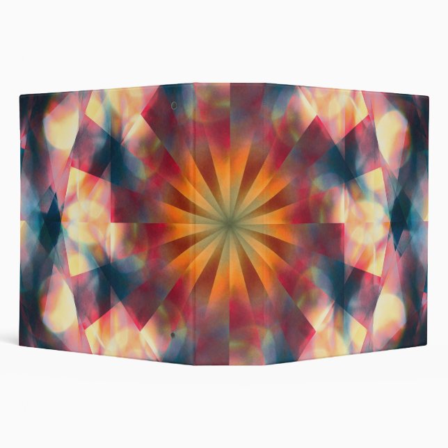 Prismatic Kaleidoscopic Psychedelic Mandala Binder (Background)