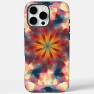 Prismatic Kaleidoscopic Psychedelic Mandala iPhone 16 Pro Max Case
