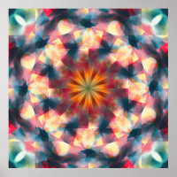Prismatic Kaleidoscopic Psychedelic Mandala
