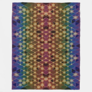 Prismatic Lucifern Fleece Blanket
