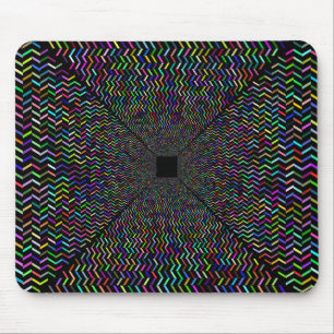 Prismatic Optical Illusion Corridor Mouse Pad