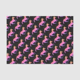Prismatic purple pink unicorn trendy tissue paper