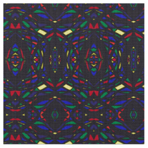 Prismatic Rainbow Abstract Acrylic Art Fabric