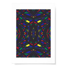 Prismatic Rainbow Abstract Acrylic Art Print