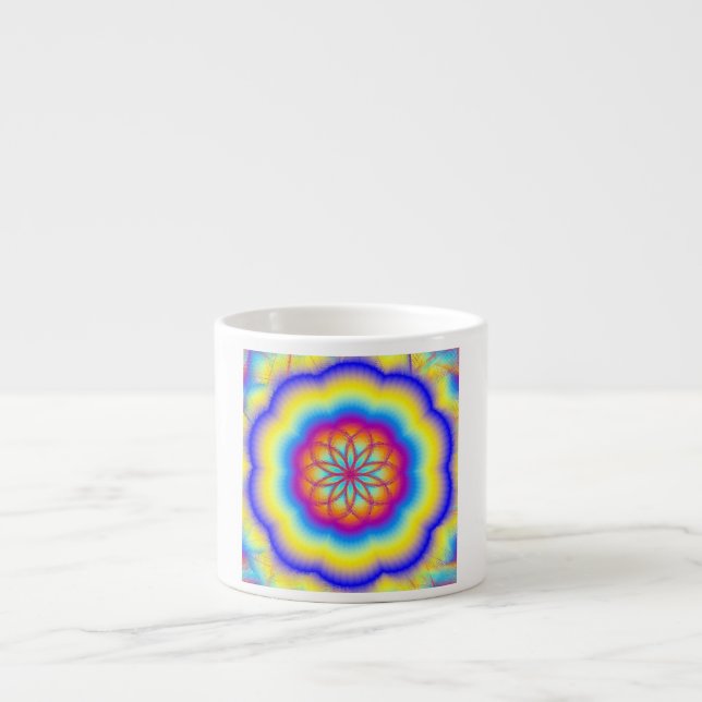 Prismatic Rainbow Espresso Mug (Front)