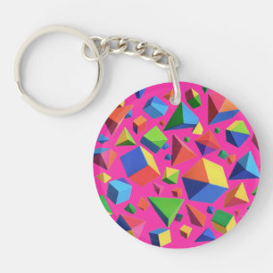 Prismatic Scatter Keychain