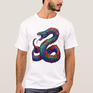 Prismatic Serpent Dragon T-Shirt