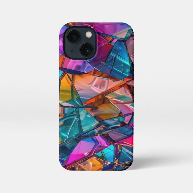 Prismatic shards iPhone case (Back)
